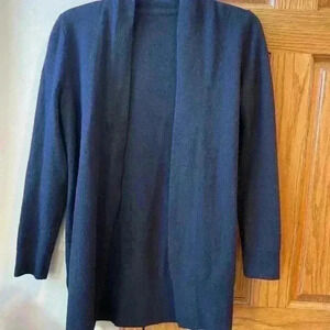 Extra Small Black Nordstrom Brand 100% Cashmere Duster